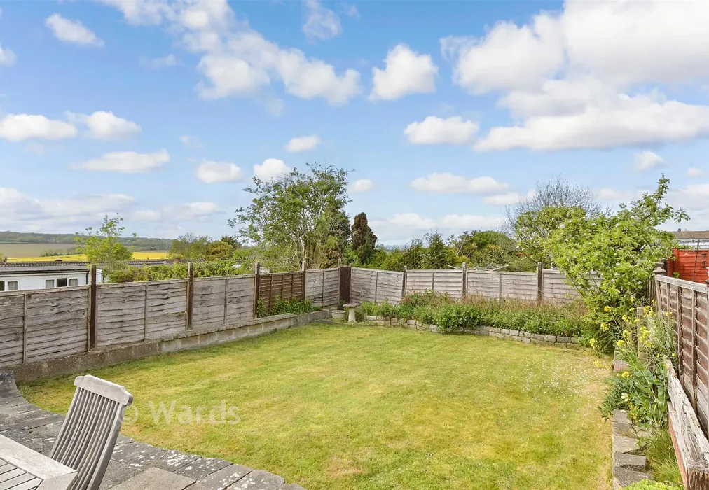 Rear Garden - Crockenhall Way, Istead Rise, Gravesend, Kent - Wards of Kent