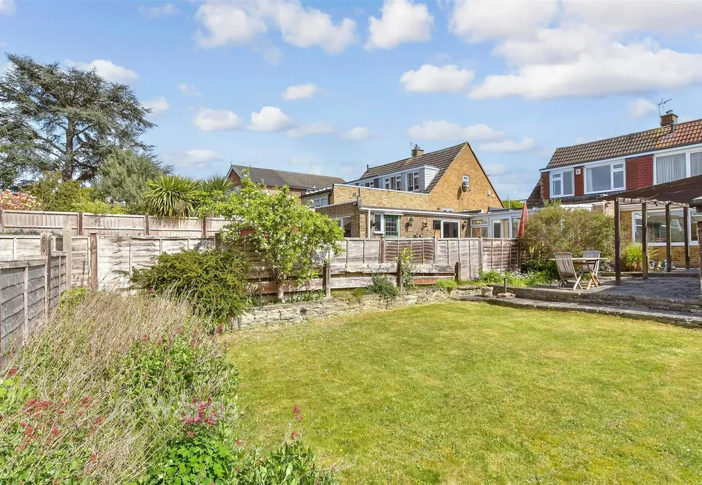 Rear Garden - Crockenhall Way, Istead Rise, Gravesend, Kent - Wards of Kent