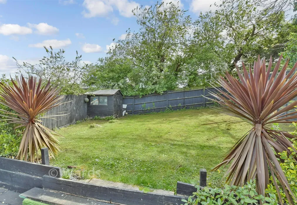 Rear Garden - Nunnery Grove, Minster On Sea, Sheerness, Kent - Wards of Kent