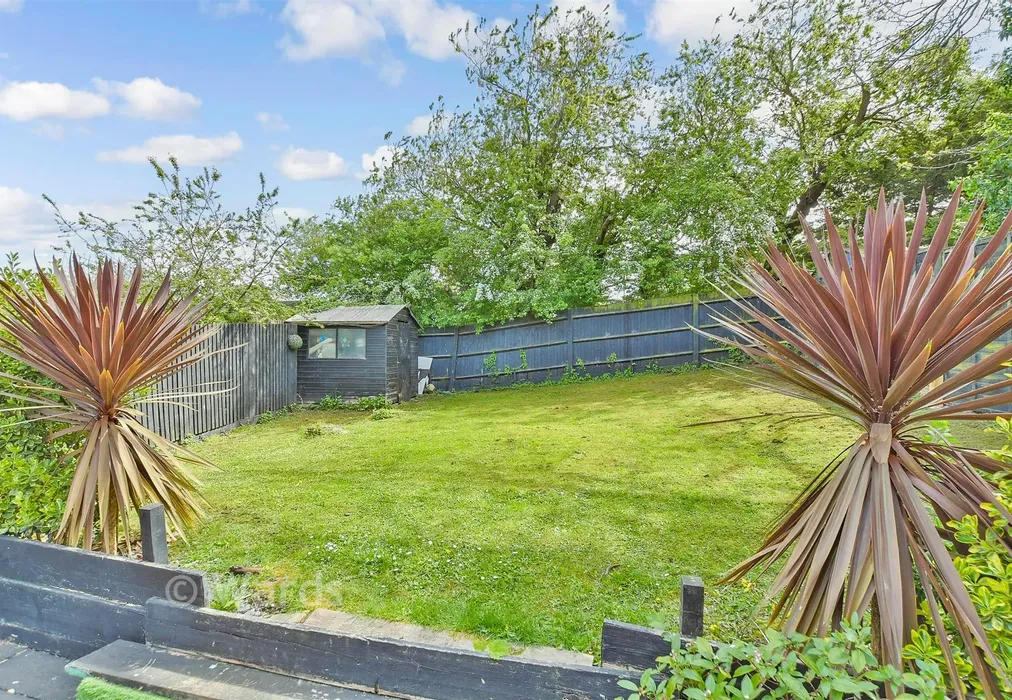 Rear Garden - Nunnery Grove, Minster On Sea, Sheerness, Kent - Wards of Kent
