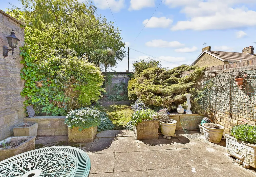 Rear Garden - High Street, Sheerness, Kent - Wards of Kent
