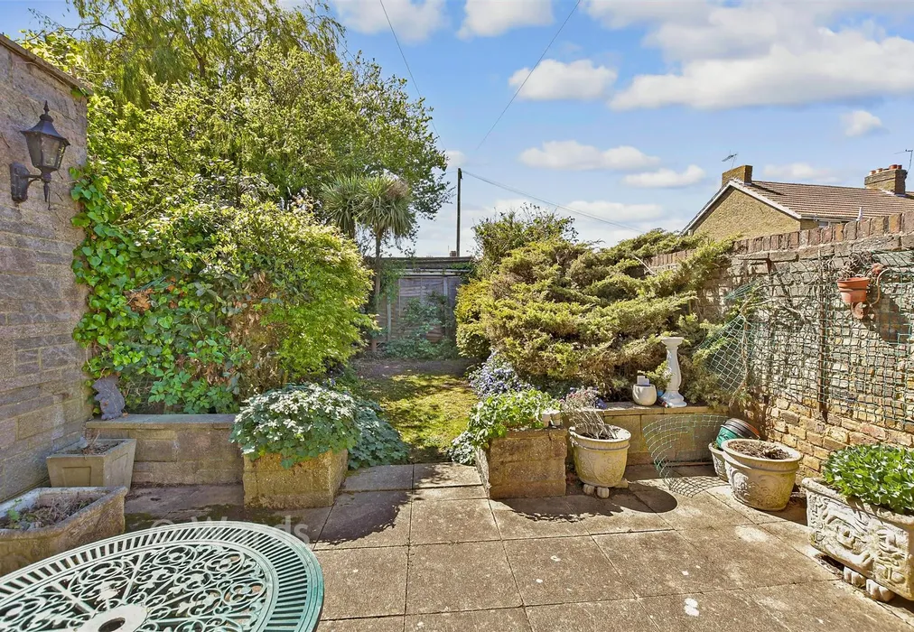 Rear Garden - High Street, Sheerness, Kent - Wards of Kent