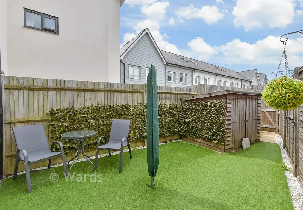 Rear Garden - Kings Way, Folkestone, Kent - Wards of Kent