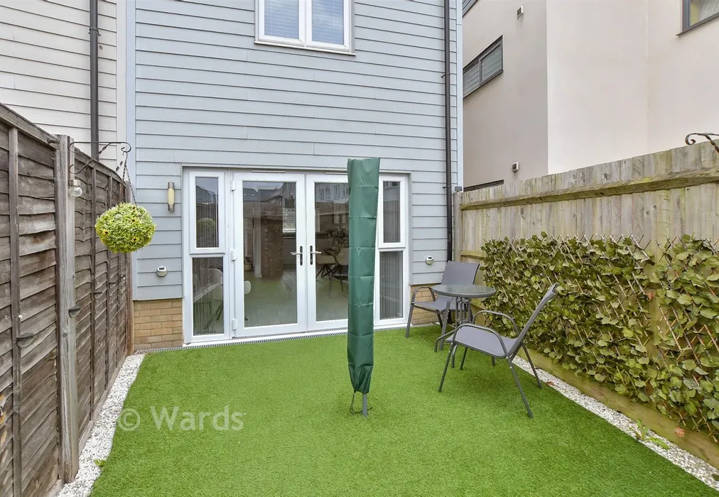 Rear Garden - Kings Way, Folkestone, Kent - Wards of Kent