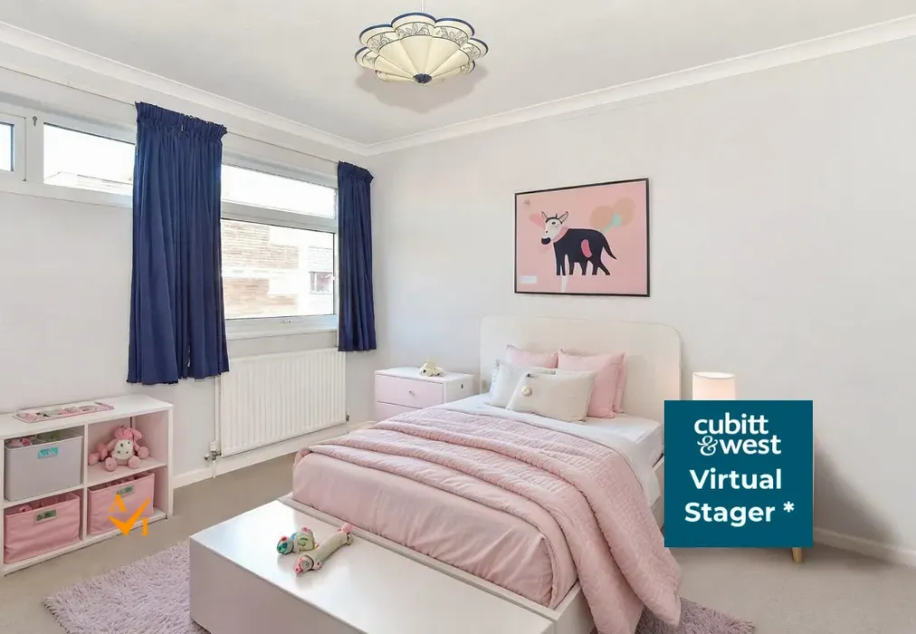 Bedroom 2 (Contemporary style) - Beaumont Square, Cranleigh, Surrey - Wards of Kent