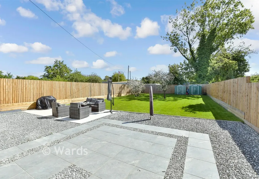 Rear Garden - Church Road, Eastchurch, Sheerness, Kent - Wards of Kent