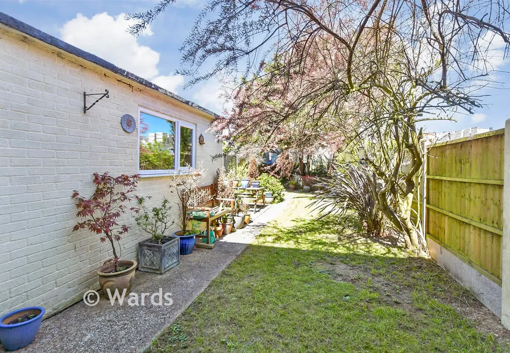 Rear Garden - Charles Crescent, Folkestone, Kent - Wards of Kent