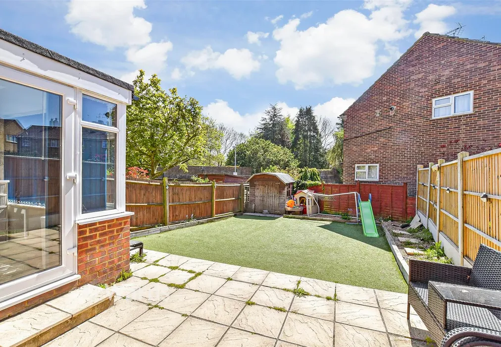 Rear Garden - Whitehall Bridge Road, Canterbury, Kent - Wards of Kent