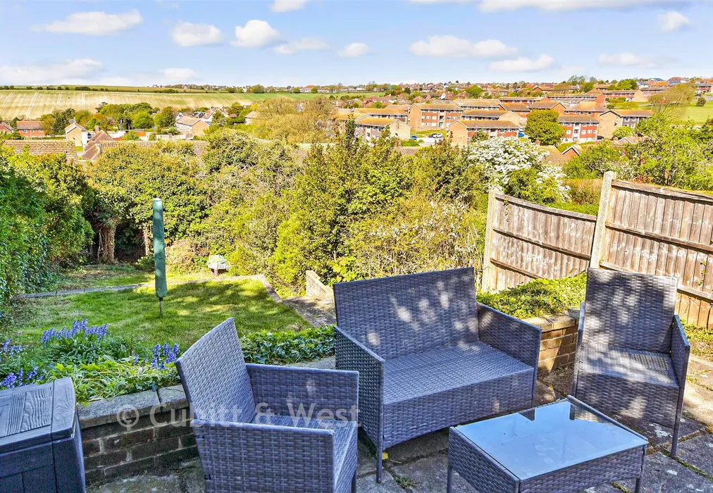 Rear Garden - Downs Valley Road, Woodingdean, Brighton, East Sussex - Wards of Kent