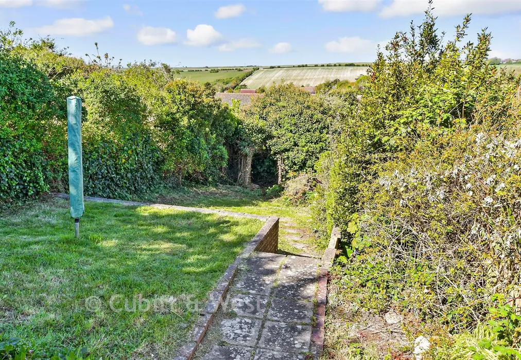 Rear Garden - Downs Valley Road, Woodingdean, Brighton, East Sussex - Wards of Kent