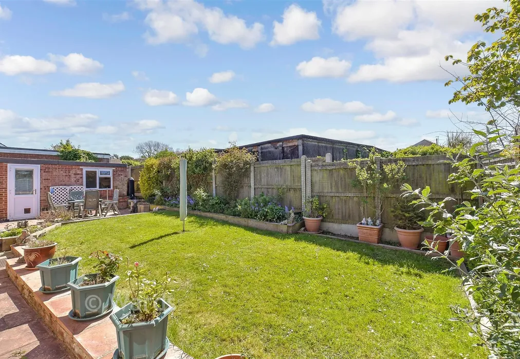 Rear Garden - Holmscroft Road, Herne Bay, Kent - Wards of Kent