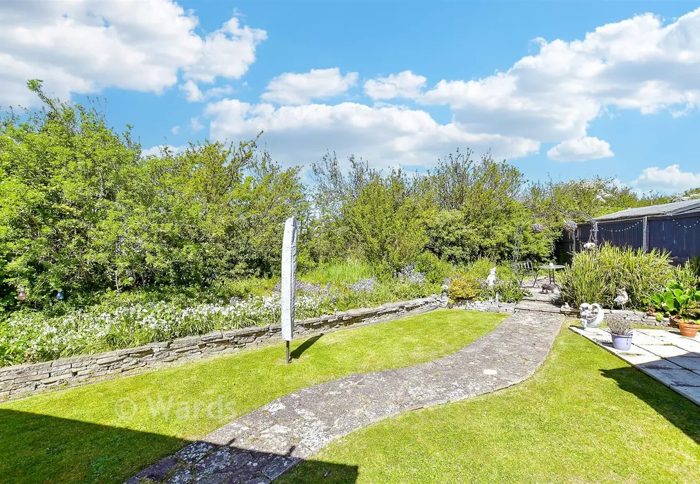 Rear Garden - Lanchester Close, Herne Bay, Kent - Wards of Kent