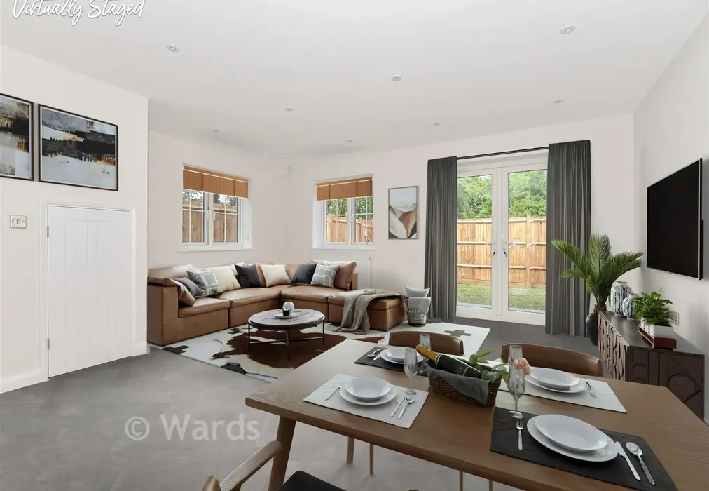 Staged Lounge Kitchen Diner - Dynamo Close, High Street, Headcorn, Kent - Wards of Kent