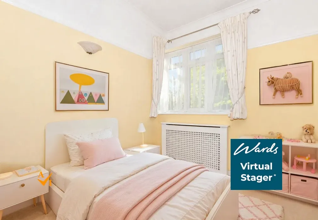 Bedroom 2 (Contemporary style) - Winifred Road, Bearsted, Maidstone, Kent - Wards of Kent