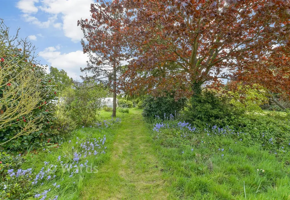Rear Garden - Stour Valley Close, Upstreet, Canterbury, Kent - Wards of Kent