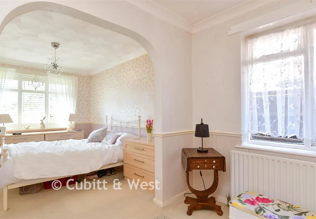 Bedroom 2 - McWilliam Road, Woodingdean, Brighton, East Sussex - Wards of Kent
