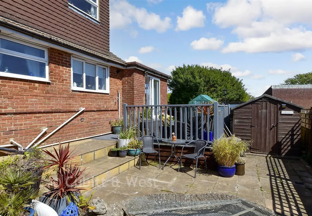 Patio / Decking - McWilliam Road, Woodingdean, Brighton, East Sussex - Wards of Kent