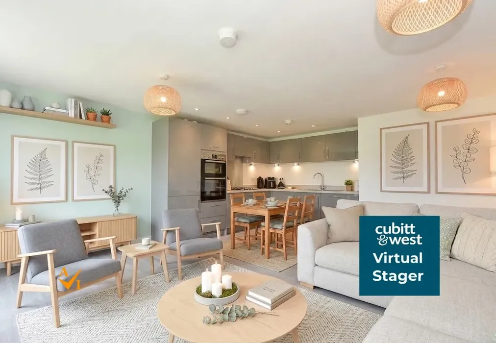 Lounge/ Diner/ Kitchen (Nordic style) - Cornwell Avenue, Forge Wood, Crawley, West Sussex - Wards of Kent