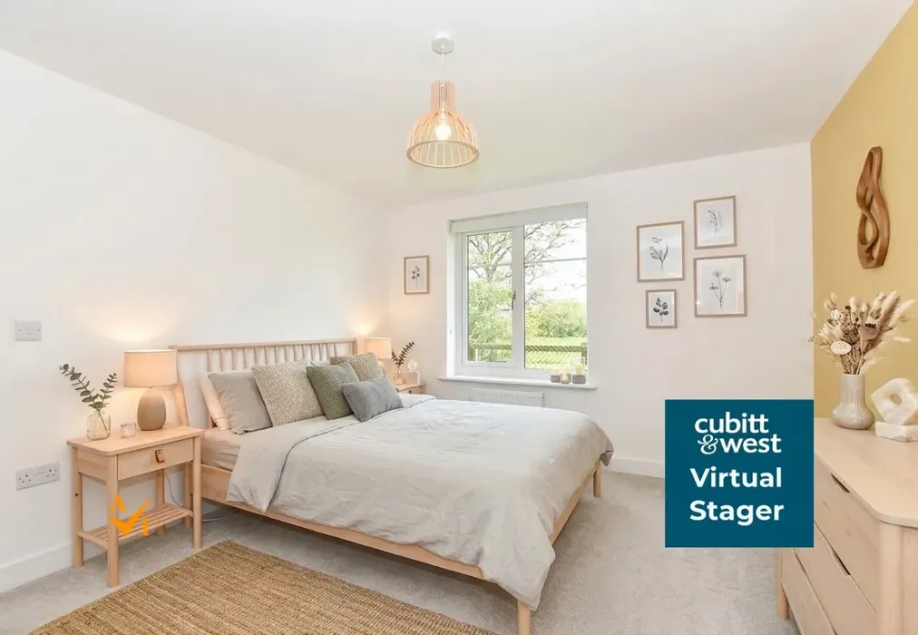 Bedroom 2 (Nordic style) - Cornwell Avenue, Forge Wood, Crawley, West Sussex - Wards of Kent