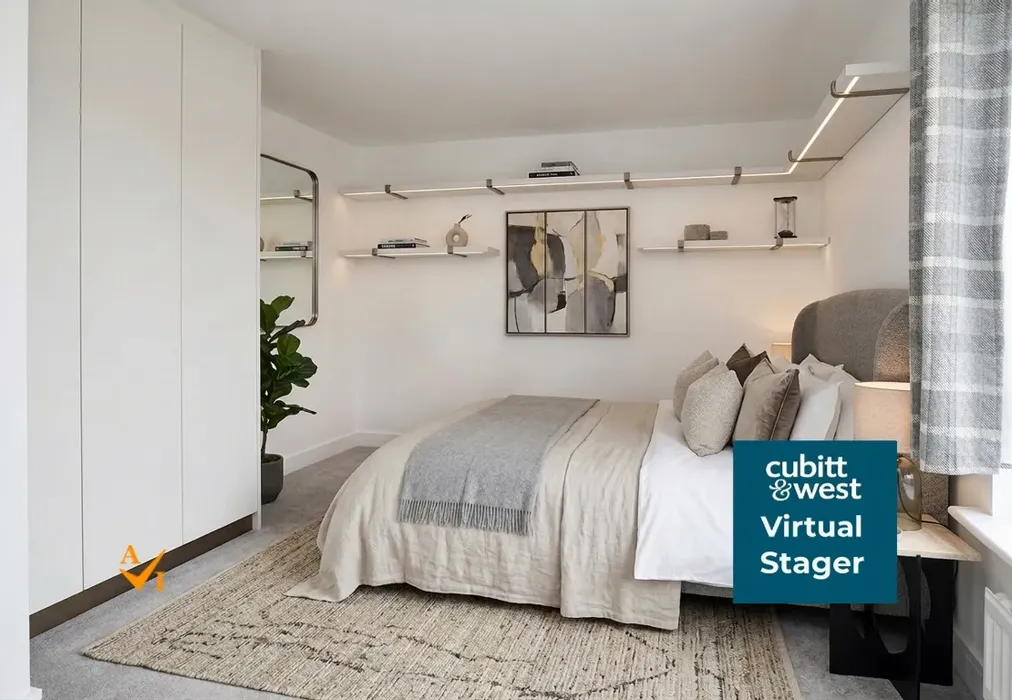 Bedroom 1 (Contemporary style) - Cornwell Avenue, Forge Wood, Crawley, West Sussex - Wards of Kent