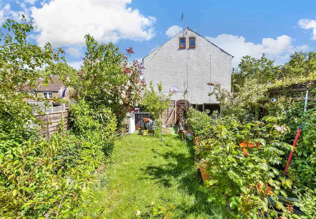 Rear Garden - Barnsole Road, Gillingham, Kent - Wards of Kent