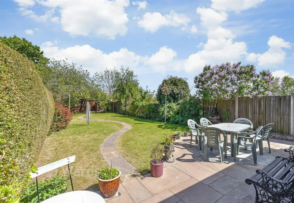 Rear Garden - Herne Bay Road, Sturry, Canterbury, Kent - Wards of Kent