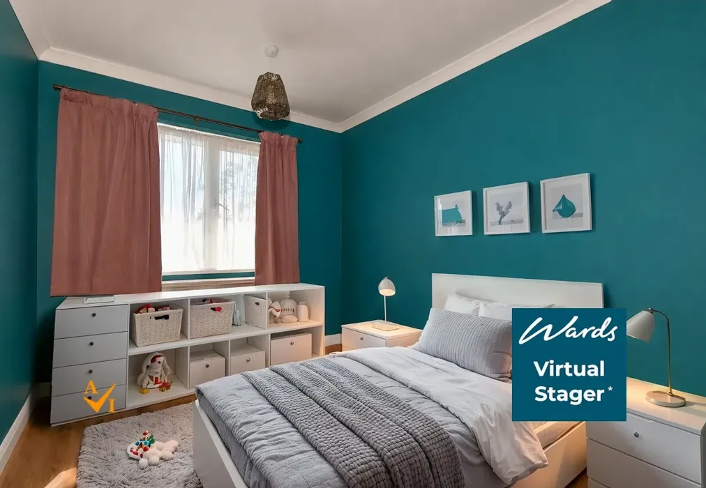 Bedroom 1 (Nordic style) - Rylands Road, Kennington, Ashford, Kent - Wards of Kent