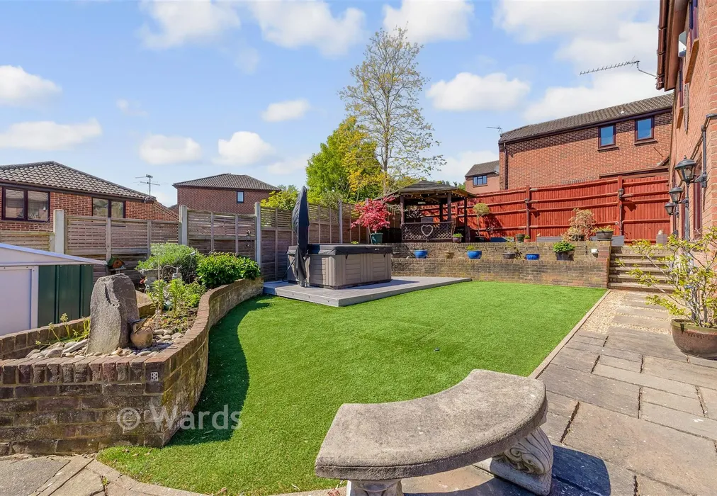 Rear Garden - Swallow Rise, Walderslade, Chatham, Kent - Wards of Kent
