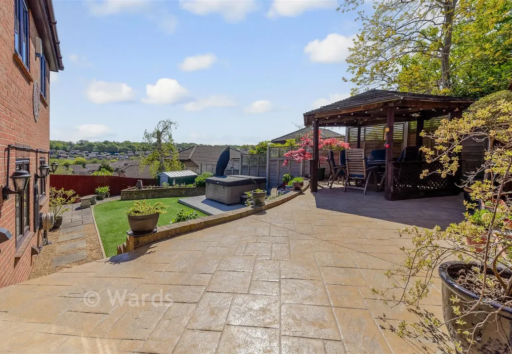 Rear Garden - Swallow Rise, Walderslade, Chatham, Kent - Wards of Kent