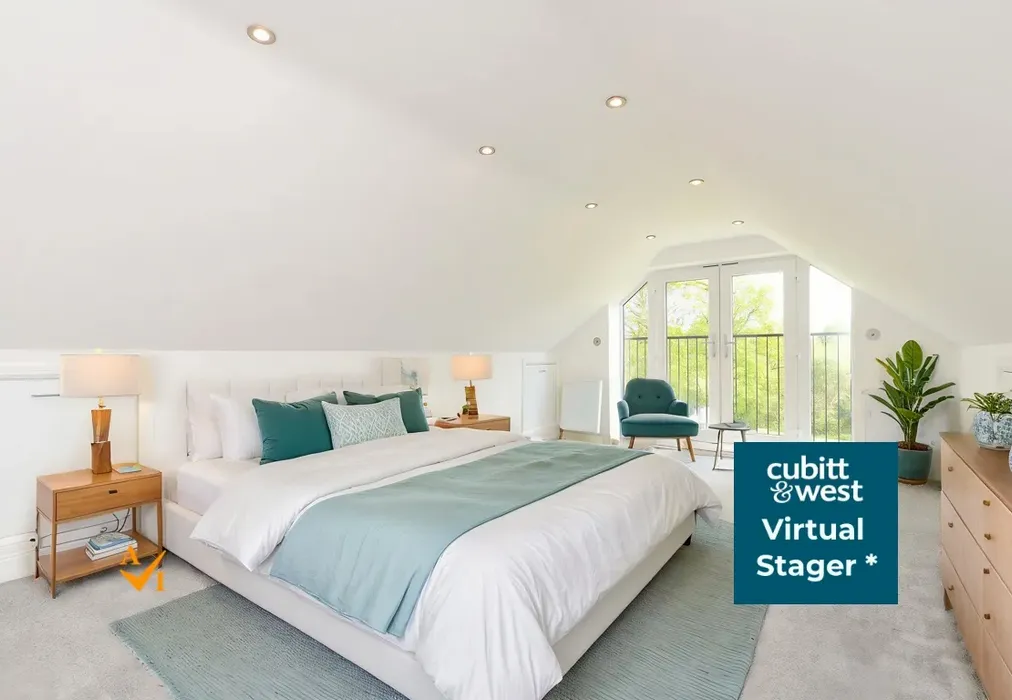 Bedroom 1 (Contemporary style) - Church Lane, Chaldon, Surrey - Wards of Kent