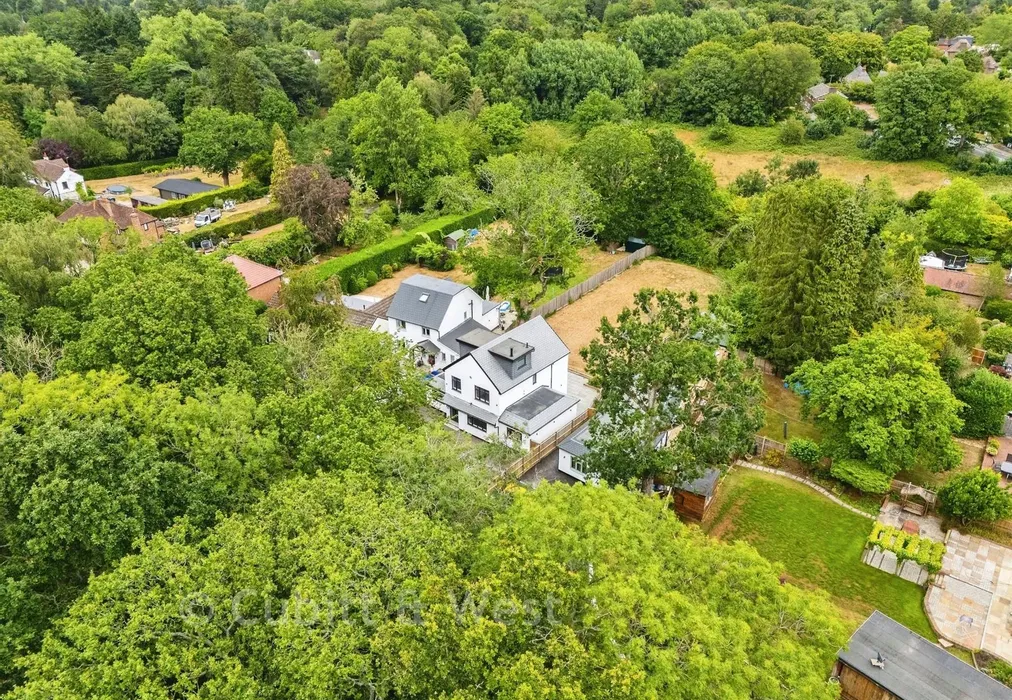 Drone Photo - Church Lane, Chaldon, Surrey - Wards of Kent