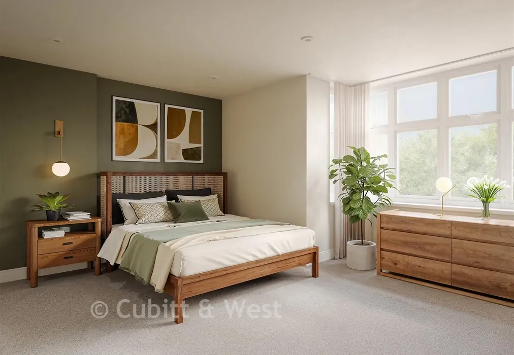 Bedroom 1 - Grove House, The Green, Carshalton, Surrey - Wards of Kent