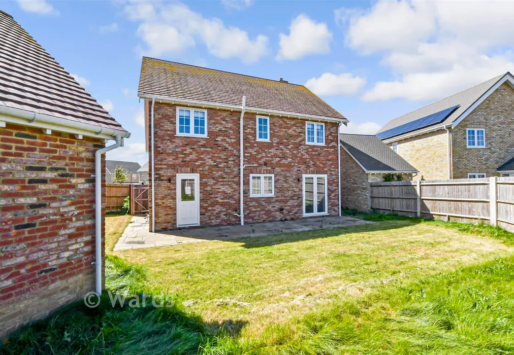 Rear Garden - Parish Close, Birchington, Kent - Wards of Kent