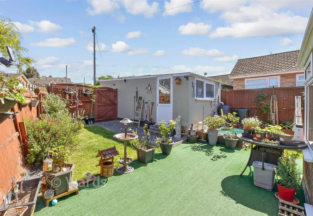Rear Garden - Woodrow Chase, Herne Bay, Kent - Wards of Kent