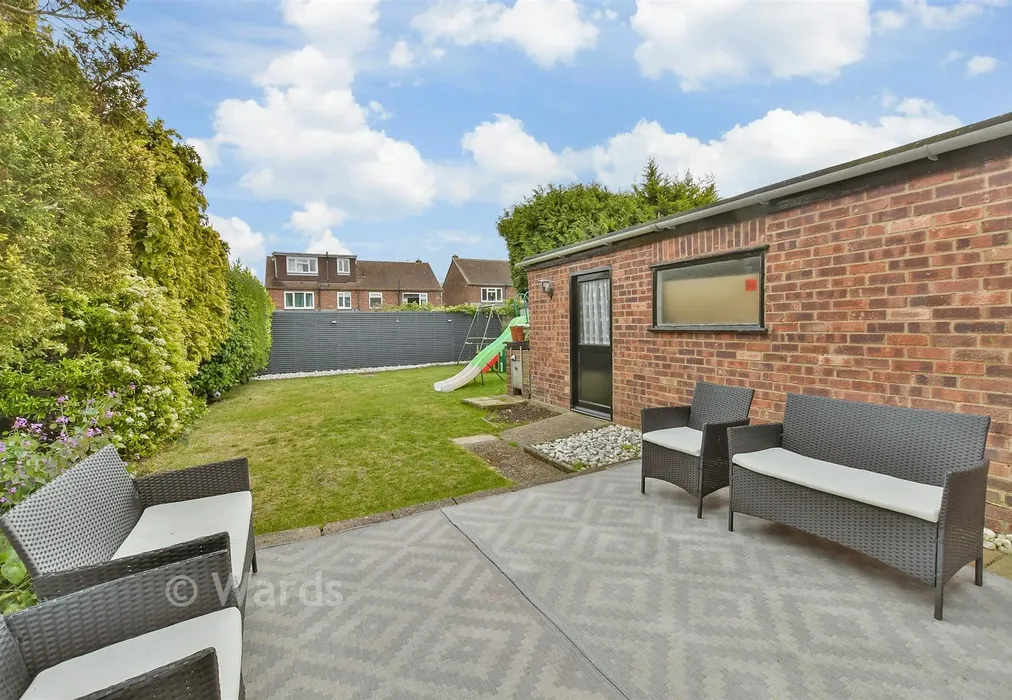 Rear Garden - Audley Avenue, Gillingham, Kent - Wards of Kent