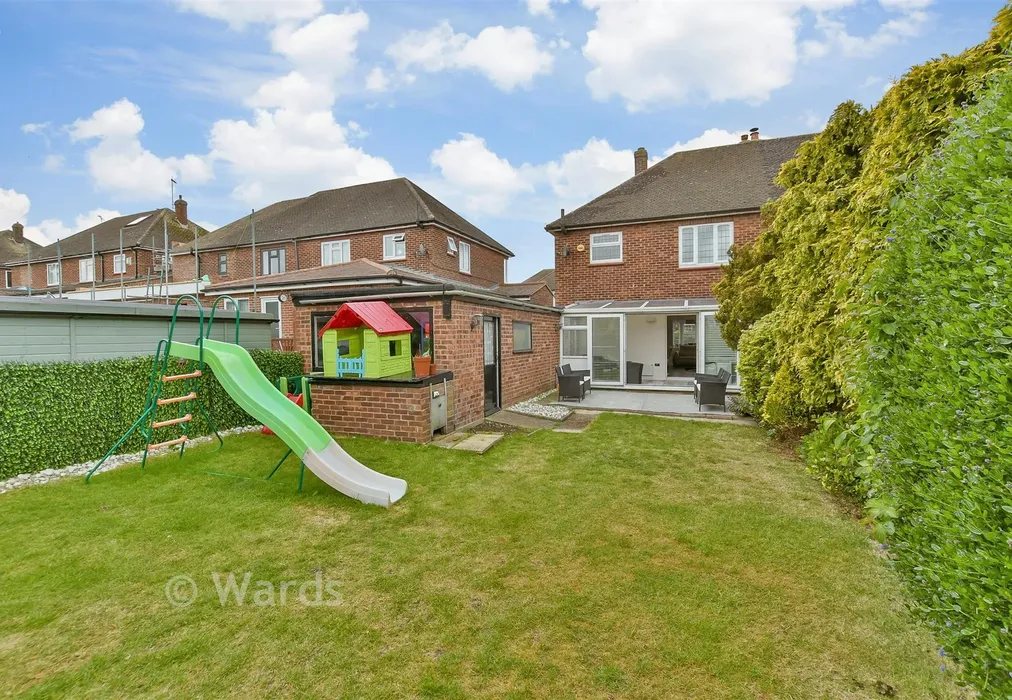 Rear Garden - Audley Avenue, Gillingham, Kent - Wards of Kent