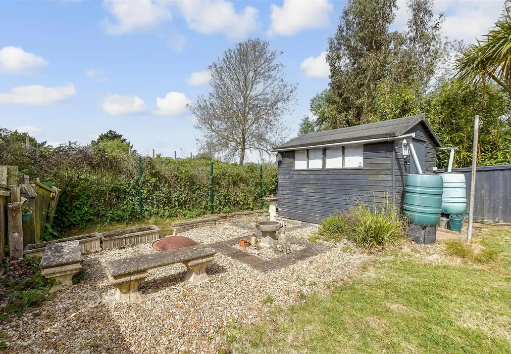Rear Garden - Central Way, Sandown, Isle of Wight - Wards of Kent