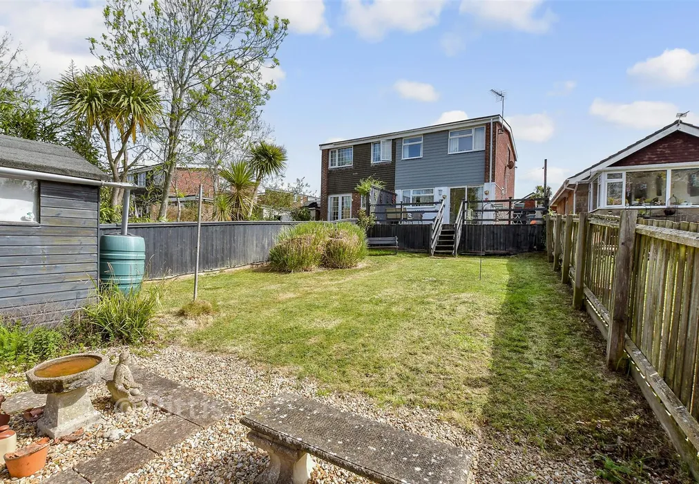 Rear Garden - Central Way, Sandown, Isle of Wight - Wards of Kent