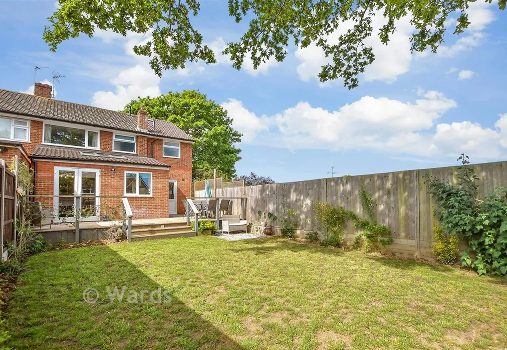Rear Garden - Richmond Way, Maidstone, Kent - Wards of Kent