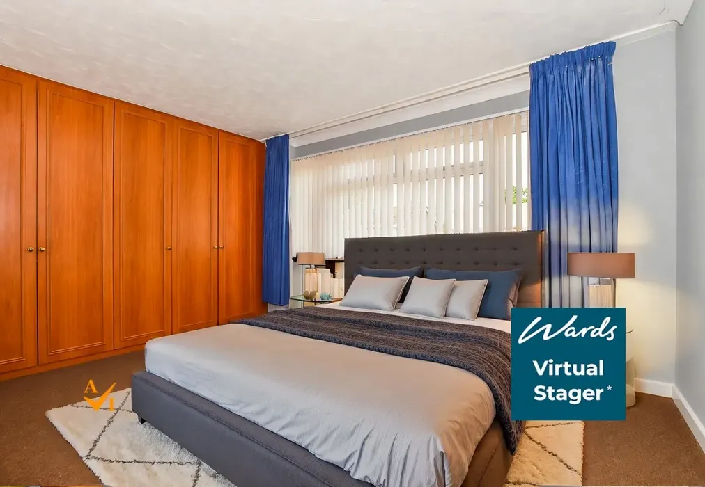 Bedroom 2 (Modern style) - Eastwell Close, Paddock Wood, Tonbridge, Kent - Wards of Kent