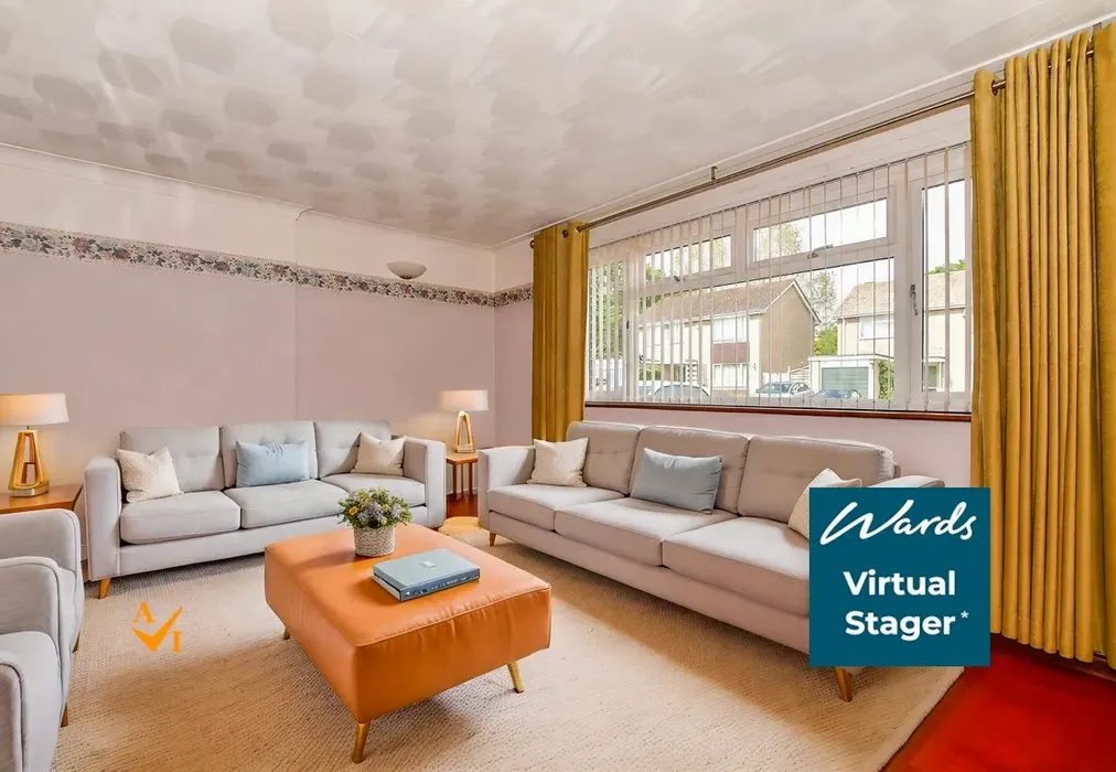 Lounge (Contemporary style) - Eastwell Close, Paddock Wood, Tonbridge, Kent - Wards of Kent