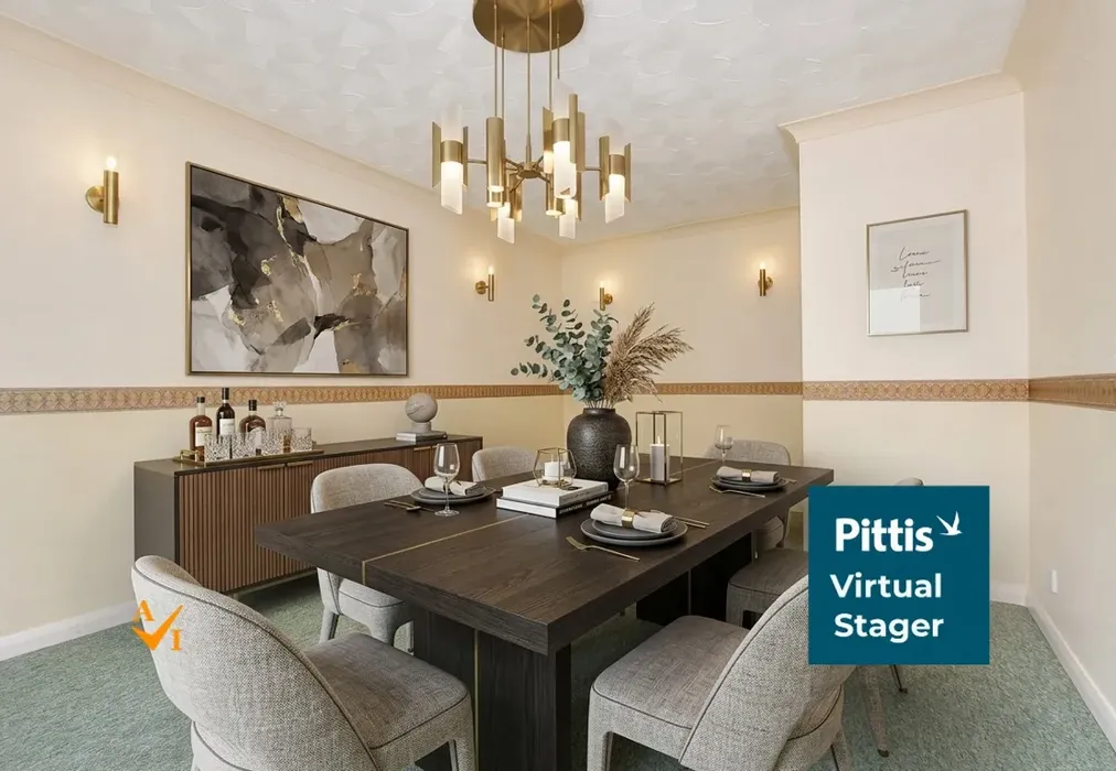 Lounge/ Dining Room (Contemporary style) - Royal Crescent, Sandown, Isle of Wight - Wards of Kent