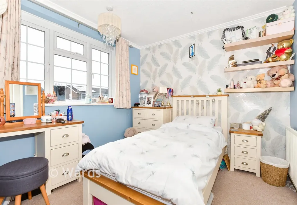 Bedroom 2 - Whitebeam Drive, Coxheath, Maidstone, Kent - Wards of Kent