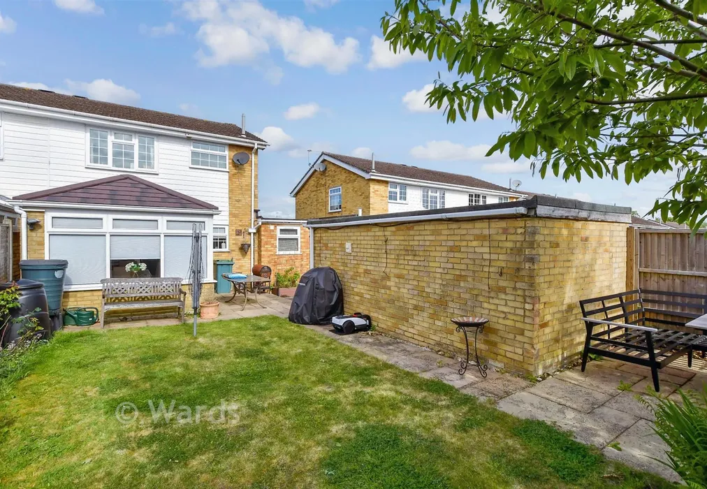 Rear Elevation - Whitebeam Drive, Coxheath, Maidstone, Kent - Wards of Kent