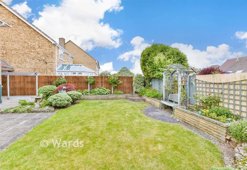 Rear Garden - Greenfinches, Hempstead, Kent - Wards of Kent