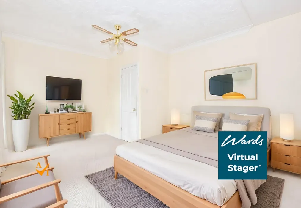 Bedroom 1 (Nordic style) - Park Road, Sittingbourne, Kent - Wards of Kent