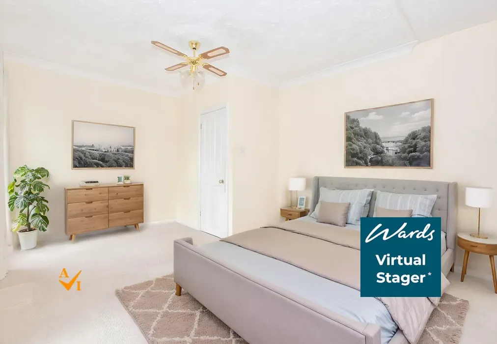 Bedroom 1 (Contemporary style) - Park Road, Sittingbourne, Kent - Wards of Kent
