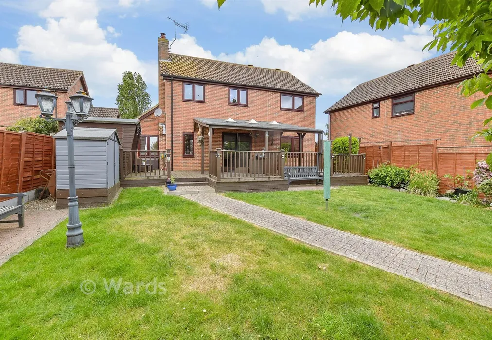 Rear Elevation - Cornwallis Avenue, Herne Bay, Kent - Wards of Kent