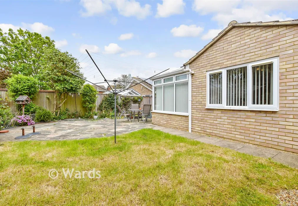 Rear Garden - Cliff Field, Westgate-On-Sea, Kent - Wards of Kent
