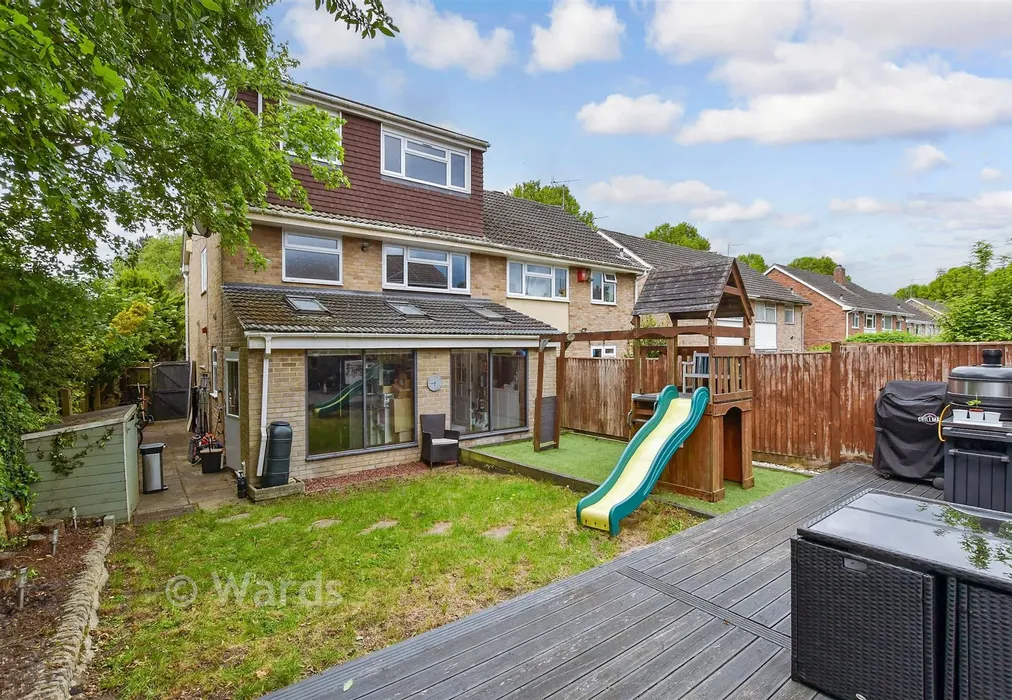 Rear Elevation - Snowdon Avenue, Maidstone, Kent - Wards of Kent